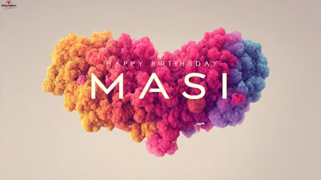 Birthday Wishes for Masi