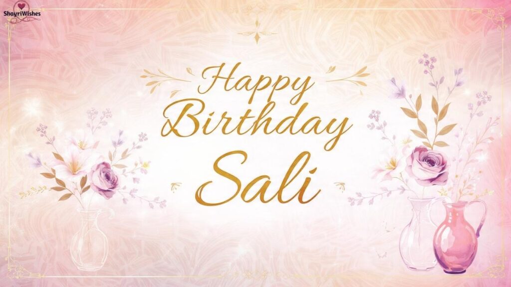 Unique Birthday Status for Sali Sahiba for Whatsapp