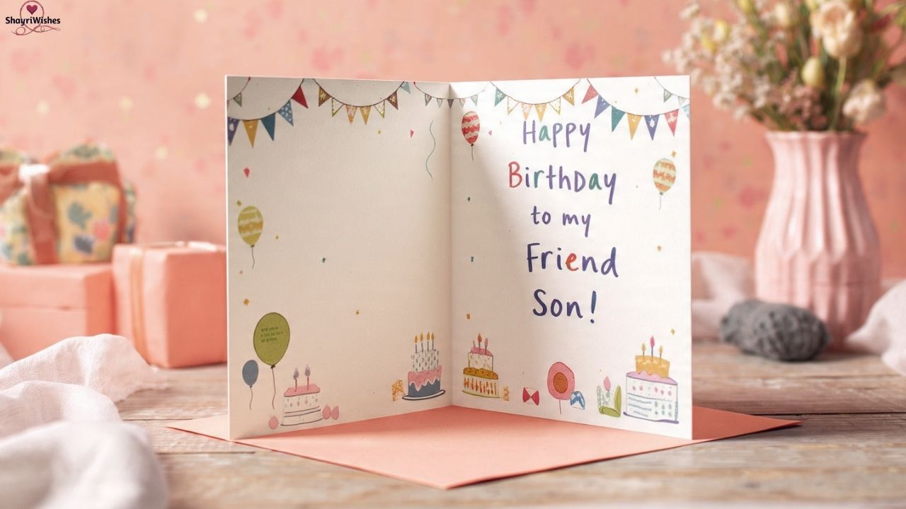 225+ Birthday Wishes to My Friend Son – Heartfelt, Fun & Blessing Messages