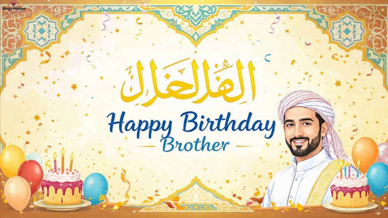 250+ Islamic Birthday Wishes for Brother That Spread Love & Blessings