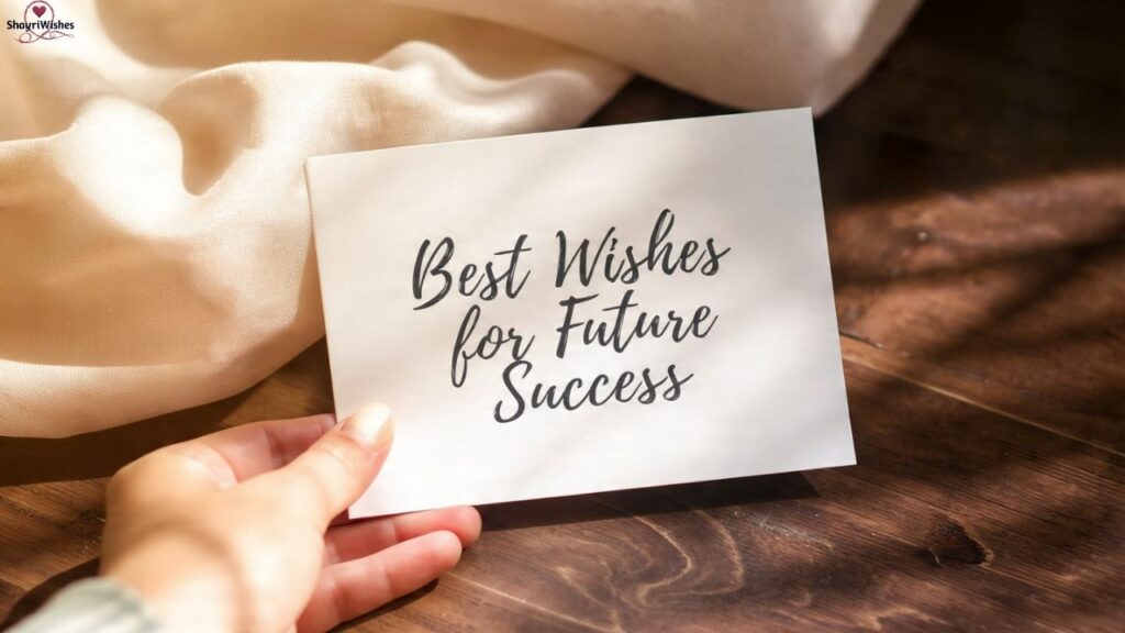 Best Wishes for Future Success in English