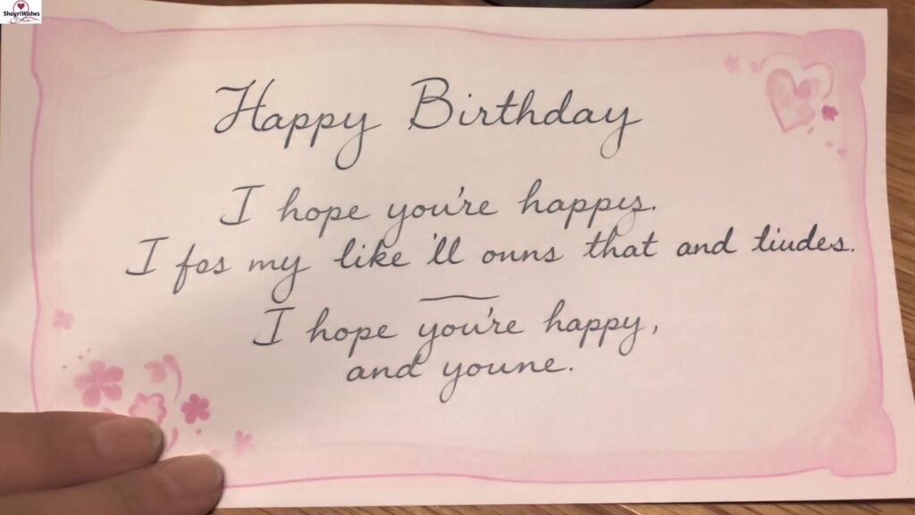Birthday Wishes for Ex Girlfriend in English