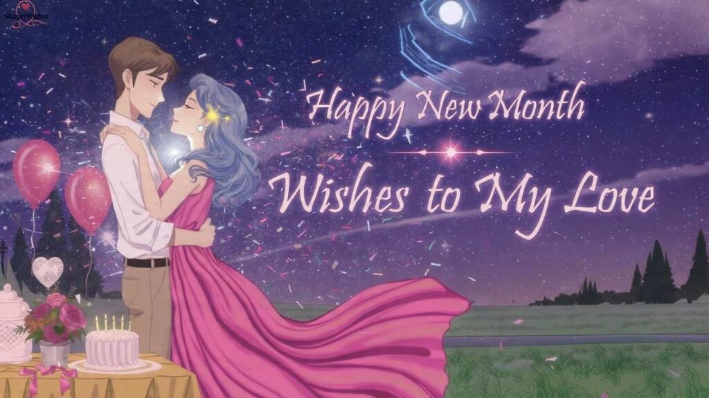 New Month Wishes For Long-Distance Love