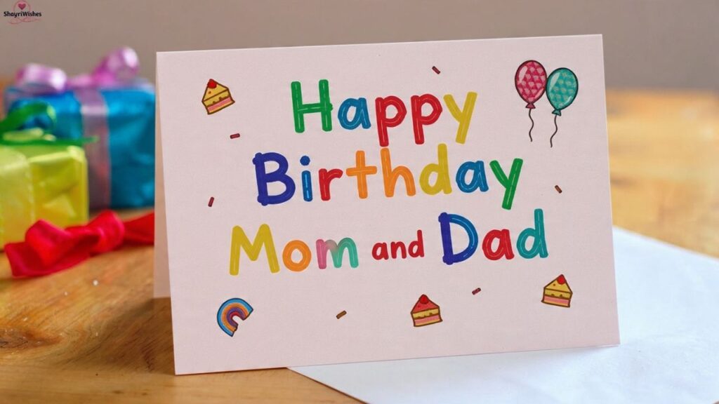 Short Birthday Wishes for Parents from Son