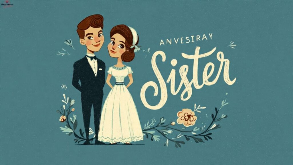 Wedding Anniversary Wishes for Sister and Jiju