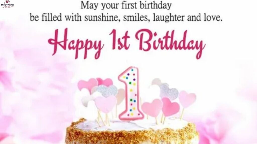 1st Birthday Wishes for Baby Girl Twins