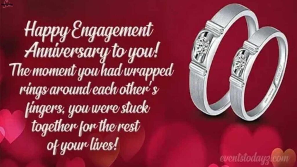 4th Engagement Anniversary Wishes for Couple