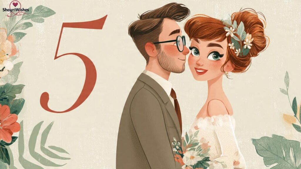 Creative 5th Wedding Anniversary Wishes for Husband