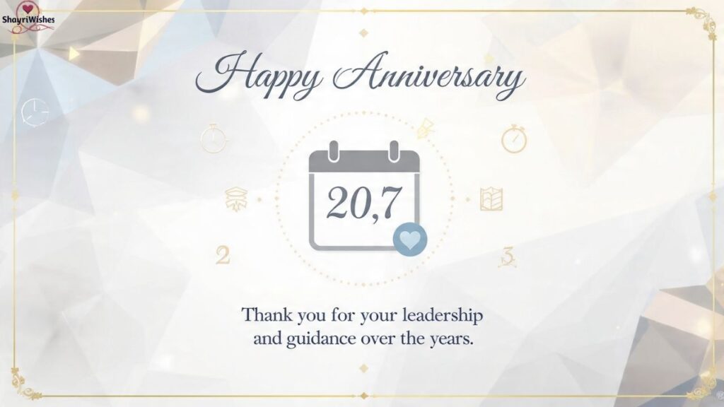 Heart Touching Anniversary Wishes to Boss