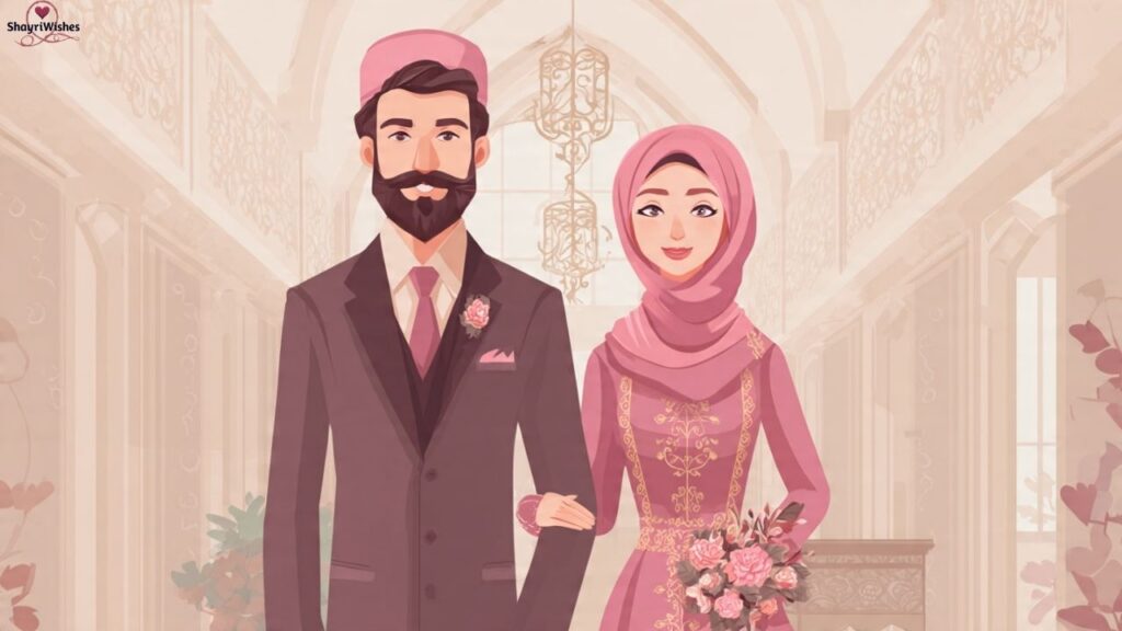 Islamic Wedding Anniversary Wishes for Couple in English