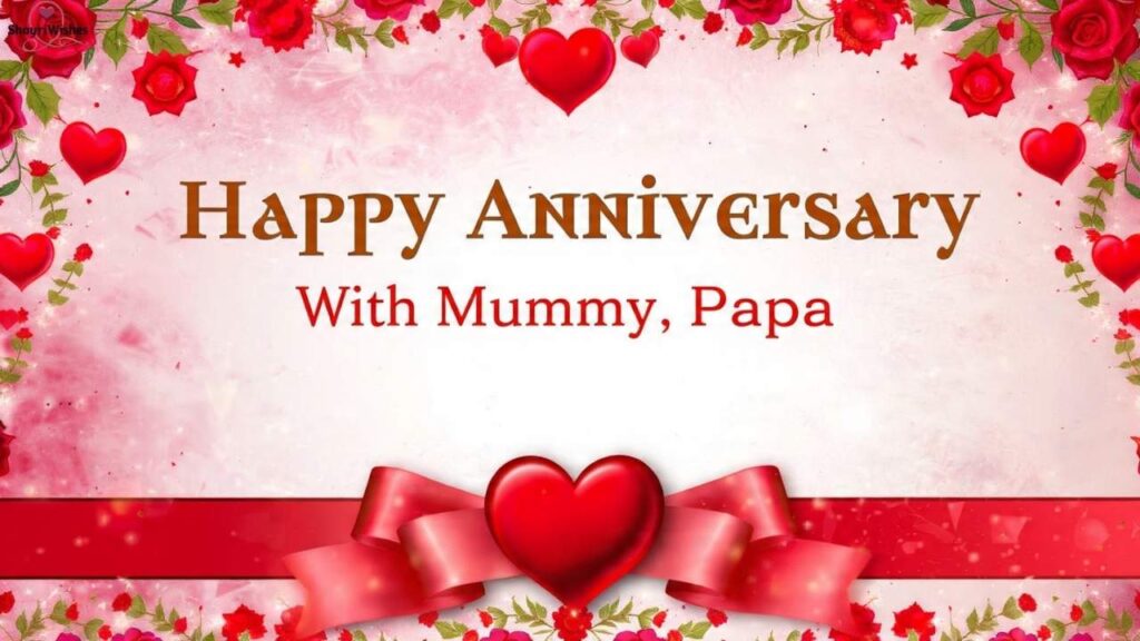 Marriage Anniversary Wishes for Mummy Papa in English