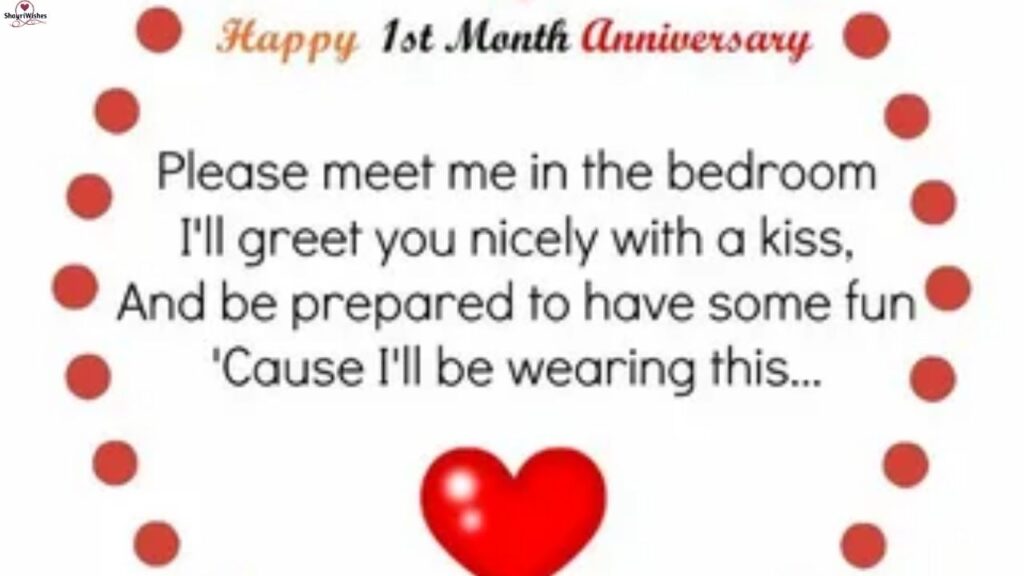 One Month Anniversary Wishes for Friend