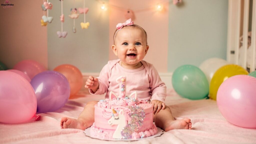Unique First Birthday Wishes for Baby Girl