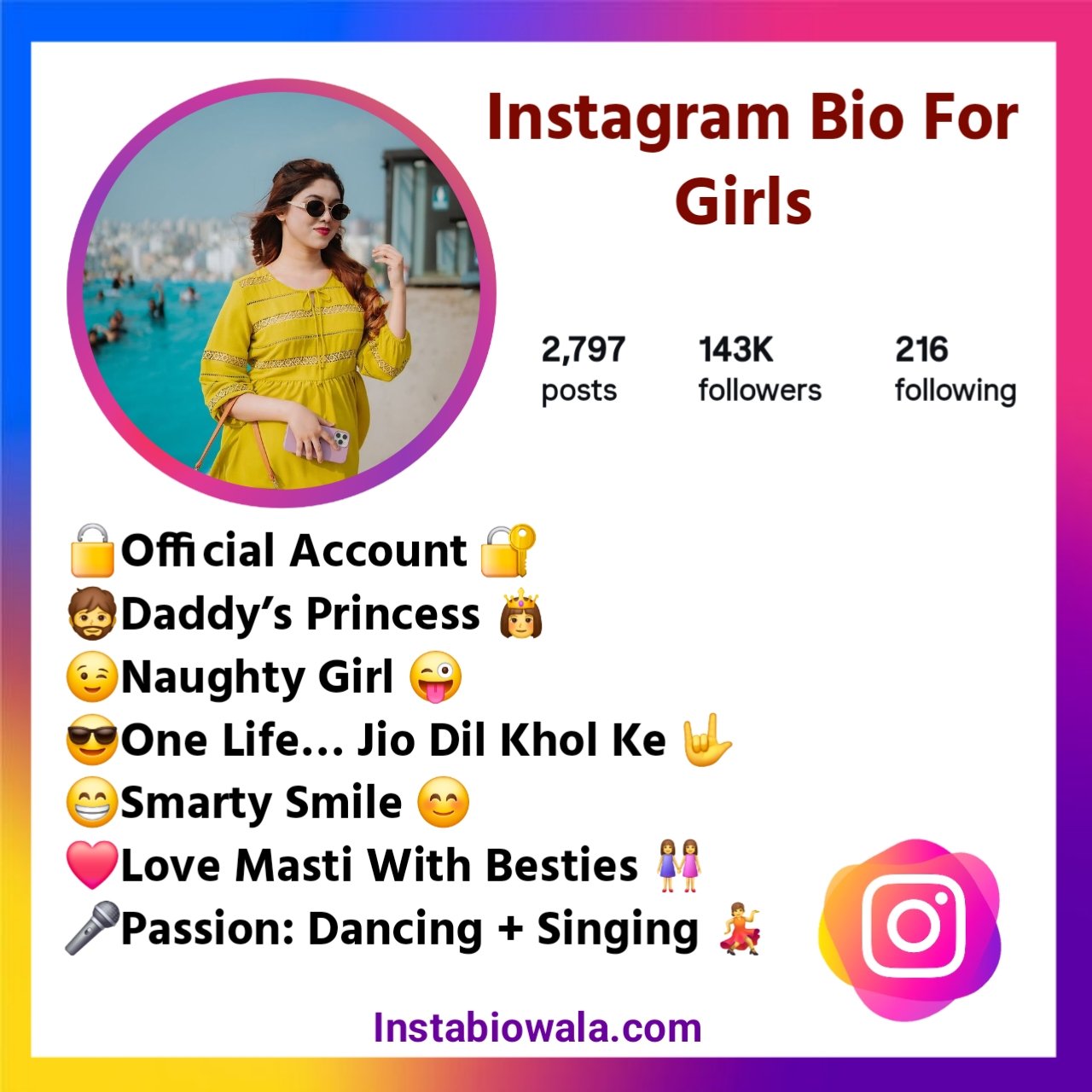Instagram Bio